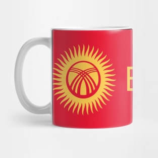 Bishkek City in Kyrgyzstan Flag Mug